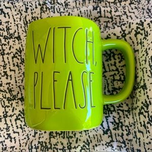 New Rae Dunn Ceramic Mug Halloween WITCH, PLEASE